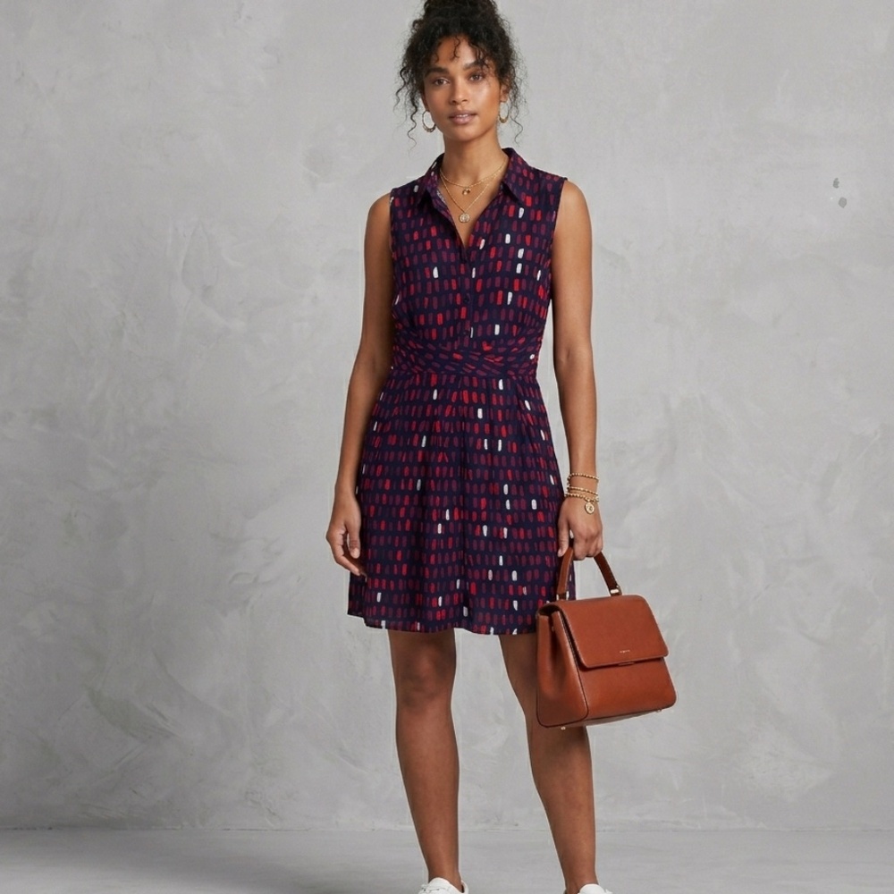 11.1 TYLHO Anthropologie Sleeveless Printed Midi Dress | Size | Boho Chic